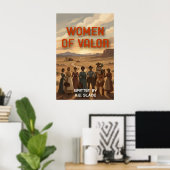 Frauen der Tapferkeit des Plakats Poster (Heimbüro)