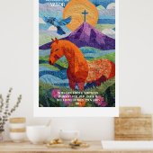 Frauen der Tapferkeit Quilt, Poster (Küche)