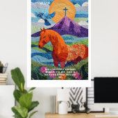 Frauen der Tapferkeit Quilt, Poster (Heimbüro)