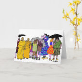 Frauen der Welt - 8 Karte (Gelbe Blume)