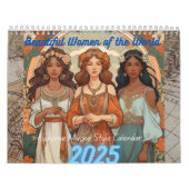 Frauen der Welt-Mucha-Stilkalender 2025 Kalender (Titelbild)