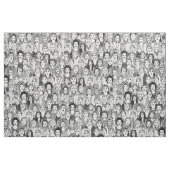 Frauen der Welt Schwarz-weiß Stoff (Fat Quarter (45,7 x 55,9 cm))