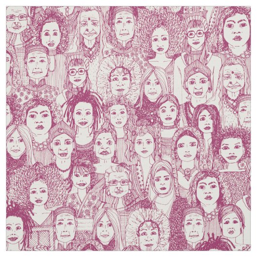 Frauen der Weltkirsche Stoff (Muster)