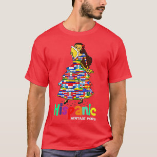 Frauen des hispanischen Erbes Monat Lateinamerikan T-Shirt