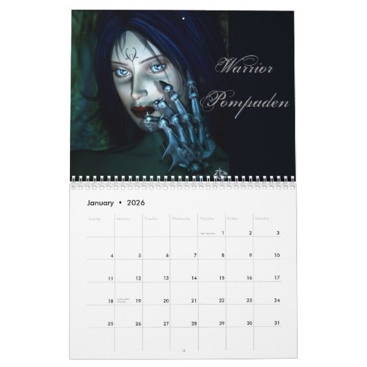 Frauen des Power-Kalenders Kalender (Jan 2026)