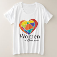 Frauen des Tempels Israel Plus Größe T - Shirt