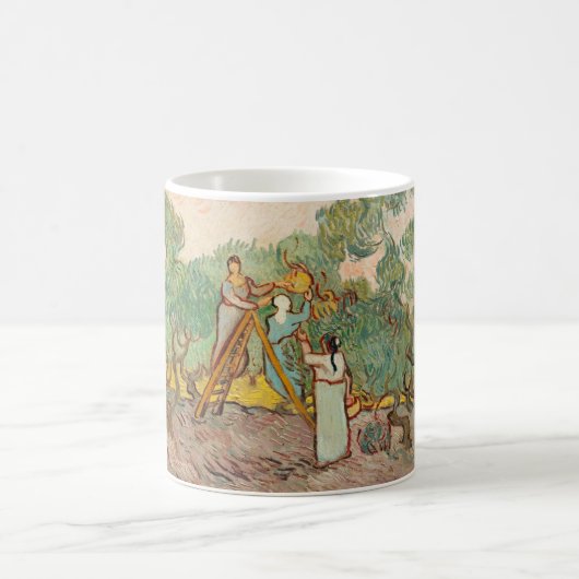 Frauen, die 1889 Oliven von vincent van gogh picke Kaffeetasse (Mittel)