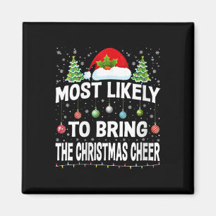 Frauen, die am ehesten den Weihnachtsjubelschrei C Magnet