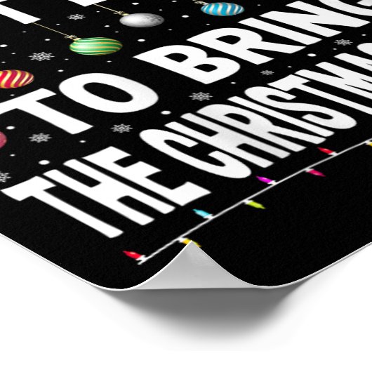 Frauen, die am ehesten den Weihnachtsjubelschrei C Poster (Ecke)