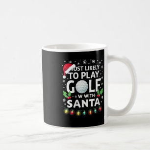 Frauen, die am ehesten Golf mit der Familie spiele Kaffeetasse