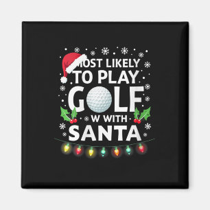 Frauen, die am ehesten Golf mit der Familie spiele Magnet