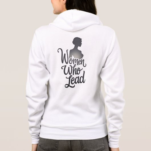 Frauen, die an der Spitze stehen - Empowerment Hoo Hoodie (Rückseite)