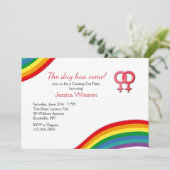 Frauen, die aus der Einladung herauskommen (Stehend Vorderseite)