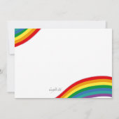 Frauen, die aus der Einladung herauskommen (Rückseite)