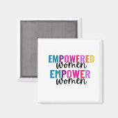 FRAUEN, DIE BEFUGT SIND MAGNET (Vorderseite/Rückseite)