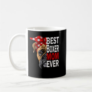 Frauen die beste Boxermutter je DOG Lover Boxer Mo Kaffeetasse