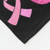 Frauen, die Brustkrebs erkennen, freuen sich auf d Fleecedecke (Ecke)