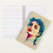 Frauen, die durch das Objektiv schauen...Spiral-No Notizblock (Innen)