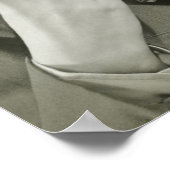 Frauen, die einen Armeehelm tragen Poster (Ecke)