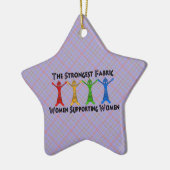 Frauen, die Frauen stützen Keramikornament (Links)