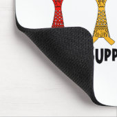 Frauen, die Frauen stützen Mousepad (Ecke)