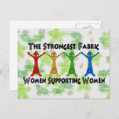Frauen, die Frauen unterstützen Postkarte (Vorne/Hinten)