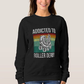 Frauen, die für einen Roller Derby bestimmt sind Sweatshirt
