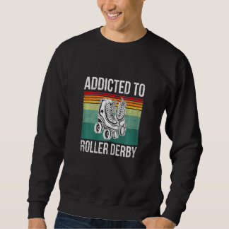 Frauen, die für einen Roller Derby bestimmt sind Sweatshirt