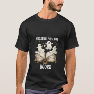 Frauen, die Ghost buchen Ghost bucht, Spooky Ghos T-Shirt
