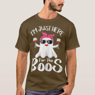 Frauen, die ich gerade für den Boos Wein Funny Hal T-Shirt
