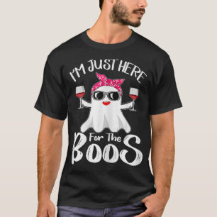 Frauen, die ich gerade für den Boos Wein Funny Hal T-Shirt