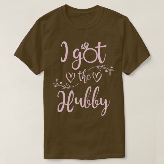 Frauen, die ich Got Hubby Bride Junggeselinnen-Abs T-Shirt (Design vorne)