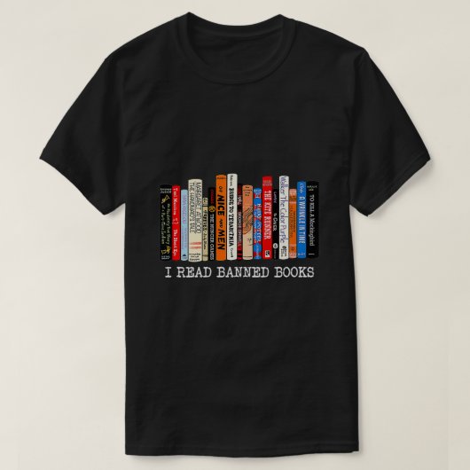 Frauen, die ich lese Banned Books Weekly Librarian T-Shirt (Design vorne)