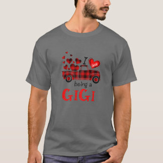 Frauen, die ich Liebe bin, Karierter Muttertag Gig T-Shirt