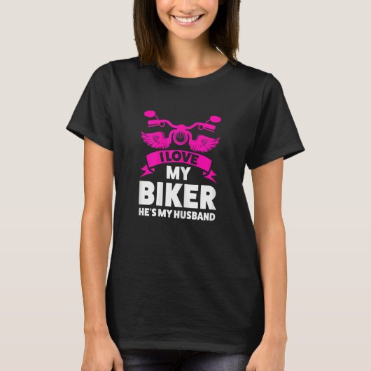 Frauen, die ich Liebe mein Fahrrad, er ist mein Mo T-Shirt (Vorderseite)