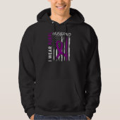 Frauen, die ich Lila für meine Homband Epilepsy Aw Hoodie (Vorderseite)