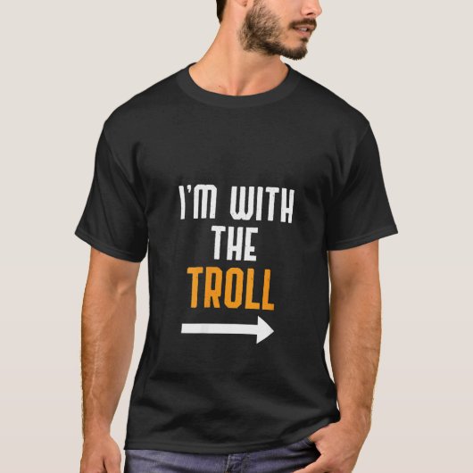 Frauen, die ich mit der Troll-Shirt-Kostümsonnenha T-Shirt (Vorderseite)
