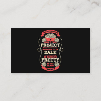 Frauen, die ich nur kaufen werde, wenn Design für  Visitenkarte