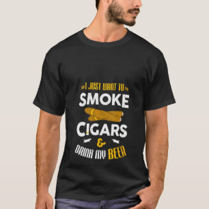 Frauen, die ich nur Wollte, Zigarren zu rauchen un T-Shirt