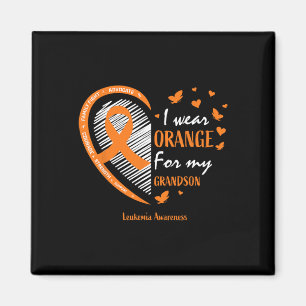 Frauen, die ich Orange für meine Enkelin Leukämie  Magnet