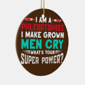 Frauen, die ich Phlebotomistin bin, lasse ich die  Keramik Ornament (Rechts)