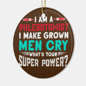 Frauen, die ich Phlebotomistin bin, lasse ich die  Keramik Ornament (Links)