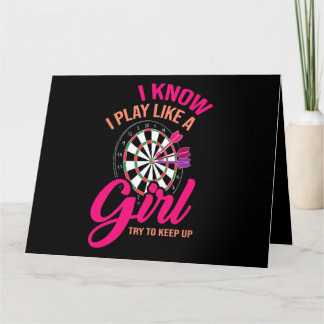 Frauen, die ich weiß, wie ein Mädchen spiele, vers Karte