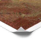 Frauen, die ihr Haar vor einem Spiegel bekämen - D Poster (Ecke)