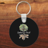 Frauen, die im christlichen religiösen Christliche Schlüsselanhänger (Vorderseite)