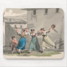 Frauen, die in Rom, Italien kämpfen (historische S