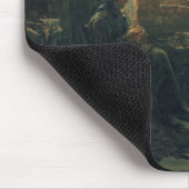 Frauen, die Leinen, Honfleur, 1877 ausfransen Mousepad (Ecke)