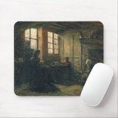 Frauen, die Leinen, Honfleur, 1877 ausfransen Mousepad (Mit Mouse)