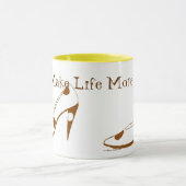 Frauen, die Liebe-hohe Ferse beschuht Tasse (Zentrum)