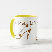 Frauen, die Liebe-hohe Ferse beschuht Tasse (Vorderseite Links)